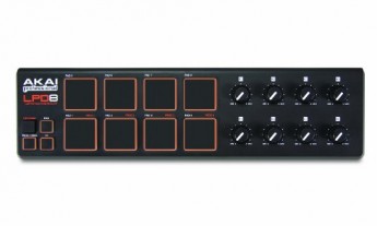 Akai-LPD8-Contrleur-USBMIDI-ultralger-pour-ordinateur-portable-0