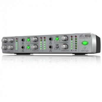 Behringer-AMP800-Mini-Amp-Caque-Stro-4-Canaux-Gris-0