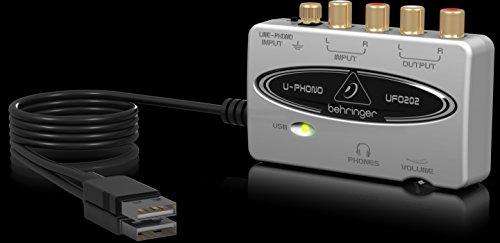 Behringer U-Phono UFO202 Interface audio USB préamplificateur phono – Image 3