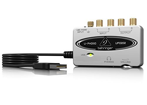 Behringer U-Phono UFO202 Interface audio USB préamplificateur phono