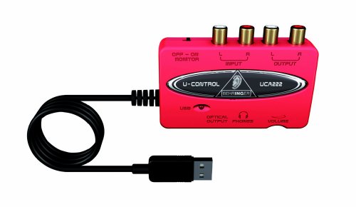 Behringer UCA222 Interface audio USB rouge – Image 3