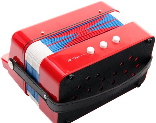 Classic Cantabile 00032271 Bambino Accordéon pour Enfant 2 basses Rouge – Image 3