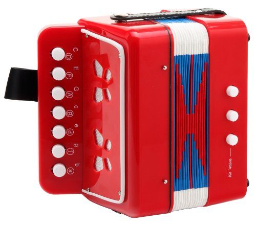 Classic Cantabile 00032271 Bambino Accordéon pour Enfant 2 basses Rouge