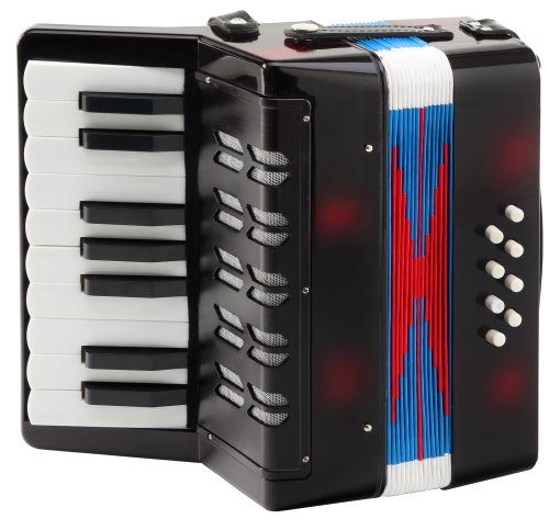 Classic Cantabile 00032272 Bambino Accordéon pour Enfant 8 basses Noir