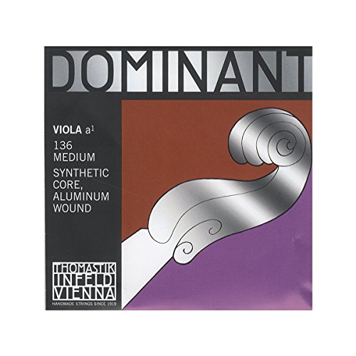 Cordes Thomastik Alto Dominant Noyau plein nylon La Alu. Filé; Moyen