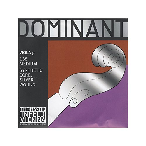 Cordes Thomastik Alto Dominant Noyau plein nylon Sol Argent filé; Moyen