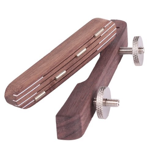 DN exquis Hauteur réglable Chevalet palissandre Pour mandoline 103mm Longueur – Image 2