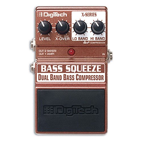 DigiTech Bass Squeeze XBS Pédale d'effet pour Guitare Basse Marron