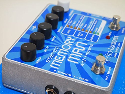 Electro Harmonix Stereo Memory Man / Hazarai Pédale pour Guitare Electrique Argenté – Image 3