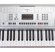FunKey 61 Synthétiseur pour débutants (câble d'alimentation et pupitre inclus)