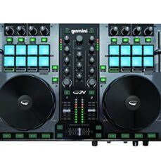 Gemini G2V Contrôleur DJ MIDI USB Noir