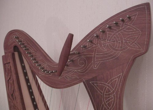 HARPE Celtique 27 Cordes avec demi-ton (troubadour) ~ Neuve & Garantie – Image 3