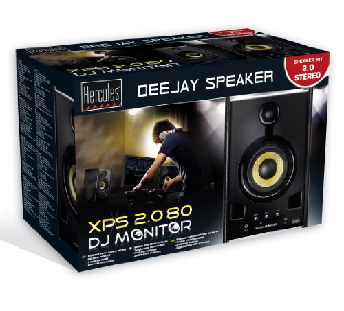 Hercules XPS 2.0 80 DJ Monitor - Enceintes de monitoring Active pour PC/Mac - 40 W RMS – Image 7