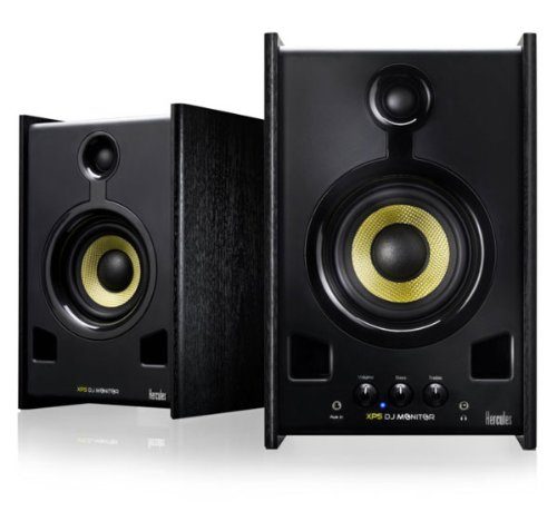 Hercules XPS 2.0 80 DJ Monitor - Enceintes de monitoring Active pour PC/Mac - 40 W RMS