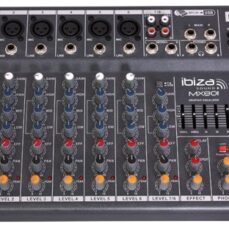 Ibis MX801 Table de Mixage Musique à 8 USB Noir