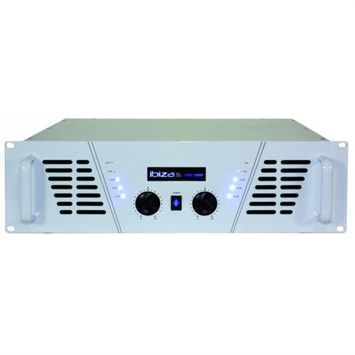 Ibiza AMP1000-WH Préampli Blanc