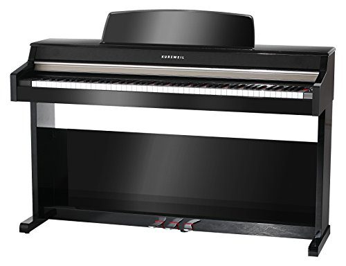Kurzweil MP10 BP Piano numérique meuble Noir brillant