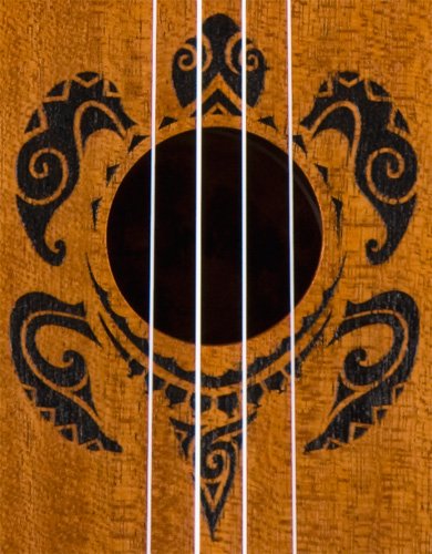Luna Guitars UKE HONU Ukulélé Soprano Marron – Image 2