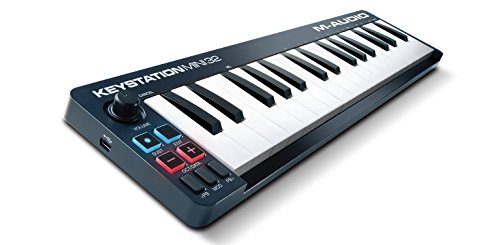 M-Audio Keystation Mini 32 II | Clavier de contrôle MIDI / USB sensible à la vélocité