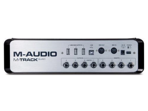M-Audio Mtrack Quad Table de mixage Noir – Image 2