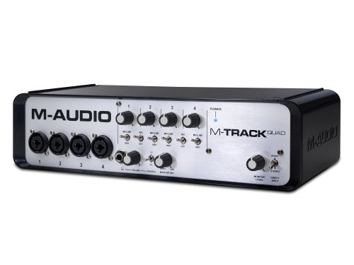 M-Audio Mtrack Quad Table de mixage Noir
