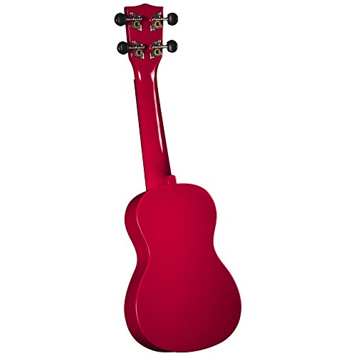 Mahalo Ukulélé soprano avec étui Rouge – Image 2