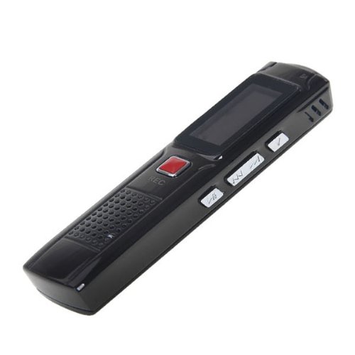 Mini 8Go Portable LCD numérique caché dispositif enregistreur dictaphone noir