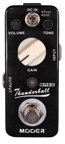 Mooer Thunderball Pédale Fuzz/Overdrive pour Basse électrique