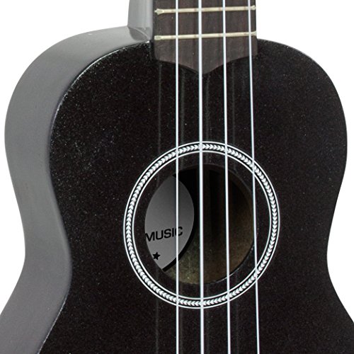 Rocket US10R-BK Ukulélé soprano traditionnel Noir – Image 4