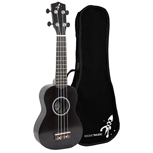 Rocket US10R-BK Ukulélé soprano traditionnel Noir – Image 5
