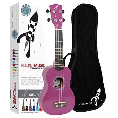 Rocket US10R-PU Ukulélé soprano traditionnel Violet