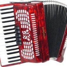 Scarlatti ASCARI 72R Accordéon 72 basses Rouge