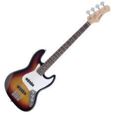 Stagg B300-SB Basse électrique 4 cordes Forme "Jazz bass" - Sunburst