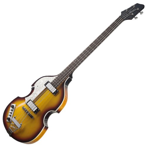 Stagg BB500 LH Guitare basse électrique 4 cordes, série vintage "B", modèle violon - Gaucher