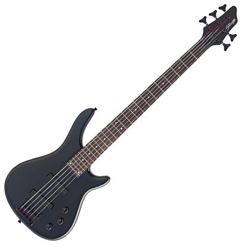 Stagg BC300/5-BK Guitare basse électrique fusion 5 cordes Noir