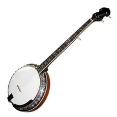 Stagg BJM30 LH 5-String Banjo Bluegrass Gaucher Rouge