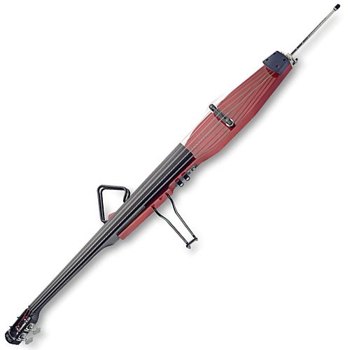 Stagg EDB-3/4 TR Contrebasse électrique avec housse Taille 3/4 Rouge – Image 2