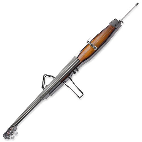 Stagg EDB-3/4 VBR Contrebasse électrique avec housse Taille 3/4 Marron