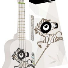 Stagg US-Zebra Ukulélé Soprano avec Sac Blanc