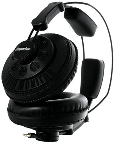 Superlux HD668B Casque De Studio Semi-Ouvert - Son Neutre Et Confort Pour Monitoring Audio