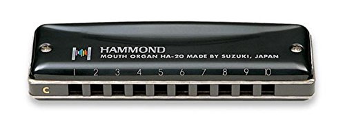 Suzuki SU-HA-20-Bb Hammond Harmonica diatonique en Si bémol 10 trous
