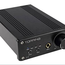 Topping D3 24B 192KHz USB optique coaxial BNC DAC Ampli casque Amplificateur (Noir)