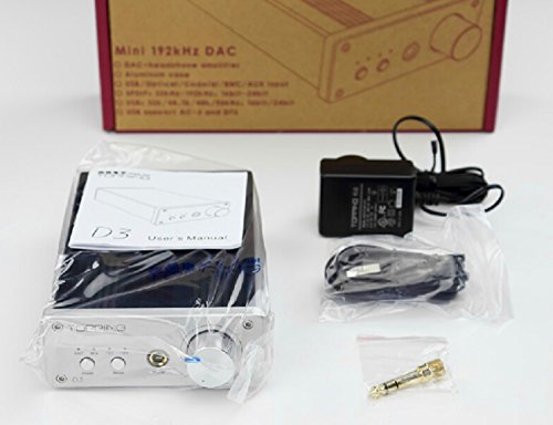 Topping D3 24B 192KHz USB optique coaxial BNC DAC Ampli casque Amplificateur (Noir) – Image 6