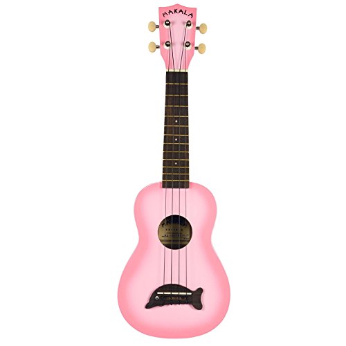 Ukulele Soprano Kala Makala Dolphin rose (+ housse)
