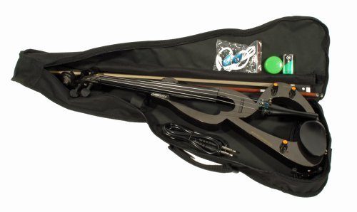 Violon Électrique 4/4 Noir avec Housse et Accessoires ~ Neuf & Garantie