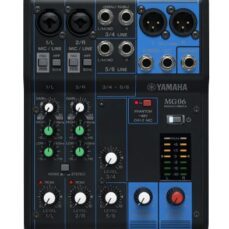 Yamaha MG06 Table de mixage analogique Noir