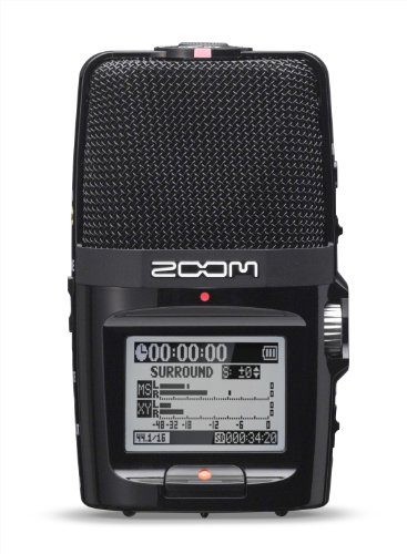 Zoom H2n Enregistreur portable avec Carte SD 2 Go Noir