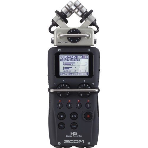 Zoom H5 Enregistreur 4 pistes portable à microphones 2 x entrées XLR