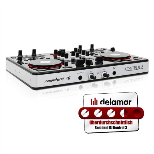 resident dj Contrôleur DJ USB-MIDI Kontrol 3 avec carte son
