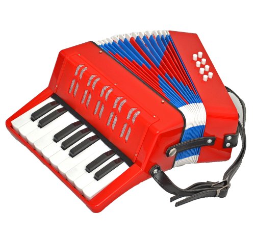 ts-ideen 6064 Accordéon pour Enfant Rouge – Image 2